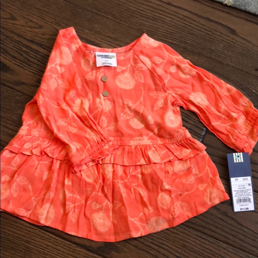 Coral Rayon top